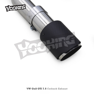Tuning Catback tuyaux d'échappement pour VW <span class=keywords><strong>GOLF</strong></span> <span class=keywords><strong>7</strong></span> <span class=keywords><strong>7</strong></span>.5 MK7 MK7.5 <span class=keywords><strong>GTI</strong></span> 2.0T 2014-2020 tuyau d'échappement en acier inoxydable silencieux système d'échappement - Product Image 4