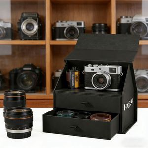 Factory Direct Customizable Free Design Black Coated <b>Paper</b> <b>Storage</b> <b>Box</b> Premium Ideal for Beauty Gift Packaging - Product Image 2
