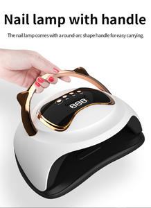 ฐานเครื่องเป่าเล็บไฟ LED UV 120W เครื่องเป่าเล็บ4ฟังก์ชันจับเวลาเครื่องเป่าแห้งไร้สายแบบมืออาชีพตรวจจับอัตโนมัติรวดเร็วการบ่มแบบถอดออกได้พลังงานไร้สาย - Product Image 3