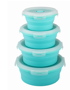 Su misura a buon mercato Sveglio Pieghevole di grandi dimensioni Silicone decorativo Ciotola di Frutta Con Coperchio - Product Image 6