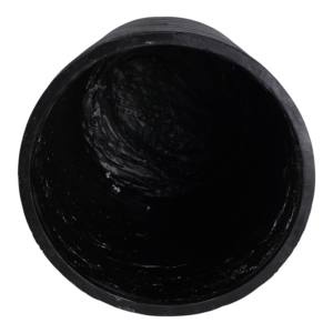 Grands pots à plantes en résine pour intérieur et extérieur, design côtelé noir, décoration de jardin - Product Image 5