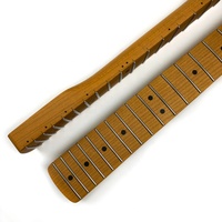 Manche de guitare électrique ST en érable torréfié, finition satinée, 21 frettes, trou pour accordeurs de 8 mm, à vendre
