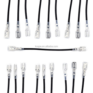 Aangepaste JST XH 2-pins 3-pins 4-pins connectorplug terminals 2,5 mm 28AWG kabels met kabelboom - Product Image 2