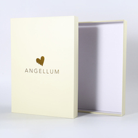 Boîte cadeau en papier rigide personnalisée avec logo en feuille d'or, impression quadricolore, avec couvercle et base, emballage de luxe pour portefeuille, montre et bijoux