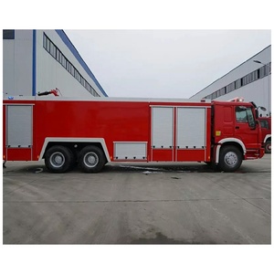 Camion de pompiers Sinotruk HOWO 6x4 haute performance avec réservoir d'eau, fabricant de véhicules de lutte contre l'incendie - Product Image 3