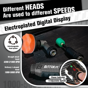 Polisseuse rotative sans fil avec plateau de support 30/50/75 mm, batterie 2000 mAh, puissance 300 W, pour voiture, élimination des traces de peinture, polissage des <span class=keywords><strong>roues</strong></span> - Product Image 2