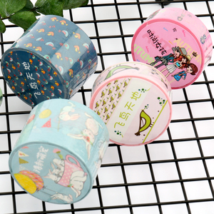 Bán Buôn VOGRACE Phim Hoạt Hình Nhật Bản Phim Hoạt Hình DIY Washi Băng, Logo Tùy Chỉnh In Masking Giấy Washi Đầy Màu Sắc Với Thiết Kế Của Bạn - Product Image 6