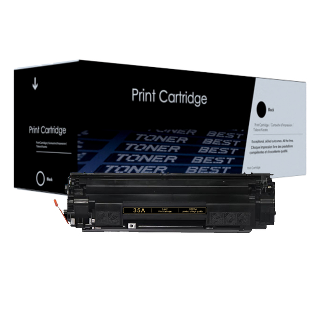 Universal Black High Capacity Toner Cartridge 35 Chip Compatible for HP Laser Printer 18-Month Warranty ISO Certified Factory