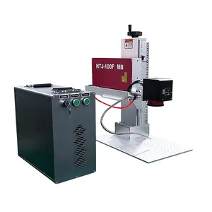 2024 Hot Sales JPT MOPA M8 50W 100W 3D fiber laser marking machine Price For Jewelry diamond cutting