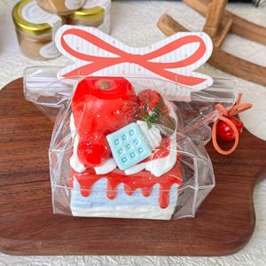 Jouet sensoriel à pincer en silicone de qualité alimentaire, en forme de gâteau carré au sel de mer et crème, pour la décompression et le jeu - Product Image 5