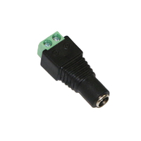 Connecteur d'alimentation femelle DC 5,5*2,1 mm, adaptateur de borne à vis 12V DC, prise jack pour CCTV, sécurité, bande LED, moniteur