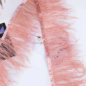 Usine en vrac 65 couleurs 10-15 cm noir blanc naturel teint plumes d'autruche garniture frange pour Boutique Costumes et accessoires de couture - Product Image 6