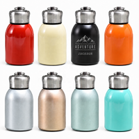 Gobelet isotherme compact en acier inoxydable avec gravure laser personnalisée pour cadeaux promotionnels et utilisation quotidienne en trajet domicile-travail