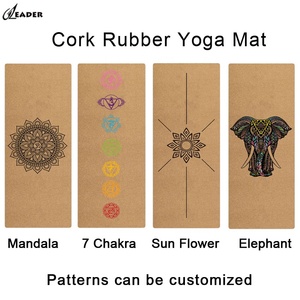 <span class=keywords><strong>Amazon</strong></span> Venta caliente de caucho Natural Cork Yoga Mat Eco amigable - Product Image 6
