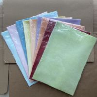 Papier gaufré coloré comestible de 0,35 mm pour la décoration de gâteaux, format A4, feuilles colorées