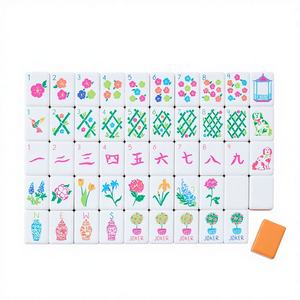 NatuGift - Fichas de Mahjong Americanas de Acrílico Naranja de 4 Capas de Alta Calidad - Diseño Moderno y Lujoso, para Jugadores de <span class=keywords><strong>Casino</strong></span> y Póker - Product Image 6