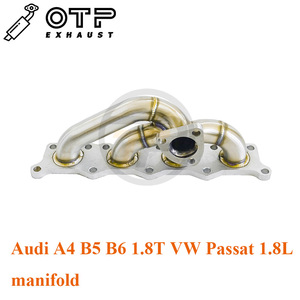 오디오 * A4 B5 <span class=keywords><strong>B6</strong></span> 1.8T VW 파사트 1.8L 고성능 SUS304 스테인리스 스틸 tur bo 매니폴드 용 OTP 배기관 - Product Image 3
