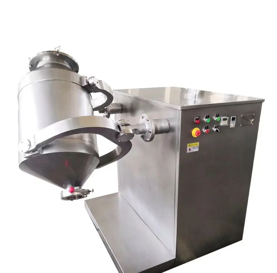 3D Vegetable Seasoning Mixer Machine powder drum blender mixing with CE