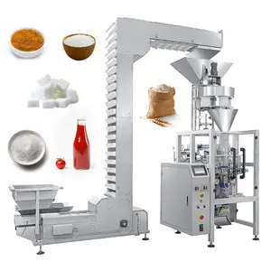Automatic Vertical Flour Spices Granule Rice Liquid Instant Coffee Ketchup Food Chips Sugar Powder Pack Machine