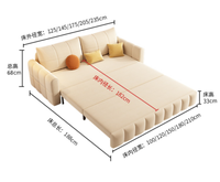 Vente en gros Salon Design économique Canapé-lit escamotable moderne en forme de L Canapé-lit européen pliable avec rangement