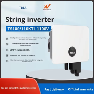 Système photovoltaïque triphasé connecté au réseau TBEA, monté en string, 100KW 120KW 150KW, contrôle inversé, efficacité de 98,8% - Product Image 1