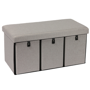 Bailey Living Room Living Room Furniture Collapsible <strong>Storage</strong> Ottoman <strong>Bench</strong> <strong>with</strong> Drawers - Product Image 1