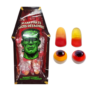 Fabricants OEM 360g Vente en gros de parties de corps gommeuses personnalisées Bonbons d'Halloween Collations de bonbons effrayants - Product Image 3