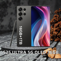 Smartphone S25 Ultra 5G, écran OLED 7,3 pouces 90Hz, Android 13, 16 Go, 1 To, double appareil photo, téléphone portable