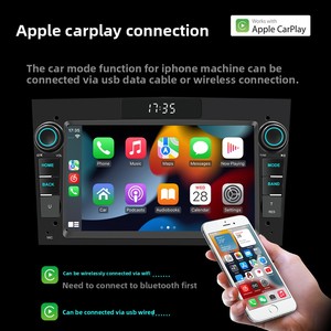 Creatall 7-inch màn hình HD Android Car <span class=keywords><strong>GPS</strong></span> hệ thống định vị tương thích Opel thông minh cho BT không dây Carplay bảng điều khiển USB - Product Image 4