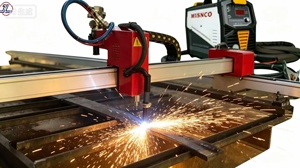 Machine de découpe CNC à portique léger, table de découpe double fonction plasma et flamme avec prise en charge du logiciel FastCAM - Product Image 3
