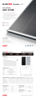 Panneau solaire Longi Tier 1 LR7-72HVHF-650M Hi-MO X10 Guardian 650W Monofacial Demi-cellule Module PV Résistant au sel tropical