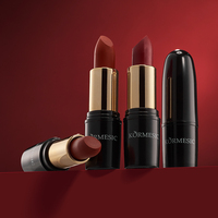Marque privée OEM ODM KORMESIC 4g Rouge à lèvres hydratant longue durée imperméable à l'eau végétalien brillant Rouge à lèvres mat