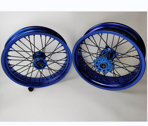 Roues de Supermoto de 17 pouces CNC en alliage d'aluminium pour TM <span class=keywords><strong>125</strong></span> <span class=keywords><strong>2018</strong></span> - Product Image 5