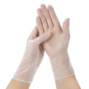 Guantes desechables de PVC de 240 mm transparentes para el cuidado de uñas, belleza y masajes en el hogar - Product Image 5
