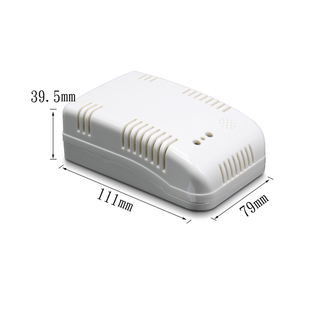 Gas Leak Detector Coal Sensor Alarms Casing Enclosure Manufacturer Customized Plastic Housing for Smoke and Gas Sensors