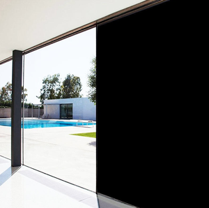 VLT 0% Ultra Black Opaque Blackout Sunblock <span class=keywords><strong>Film</strong></span> <span class=keywords><strong>solaire</strong></span> pour fenêtre de confidentialité - Product Image 1