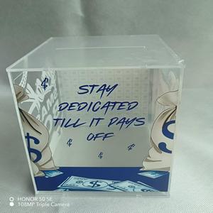 Tùy Chỉnh Rõ Ràng Acrylic Con Heo Đất Ngân Hàng Ngân Sách Kế hoạch $10K Tiền Mặt Tiết Kiệm Hộp Tự Làm Tiền Tiết Kiệm Hộp Cho Người Lớn - Product Image 6