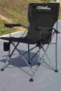 Bán Buôn Bãi Biển Cá Thịt Nướng Giải Trí Ngoài Trời Di Động Có Thể Gập Lại Gấp Sang Trọng Lớn Cao Trở Lại Cắm Trại Ghế Với Cupholder - Product Image 5