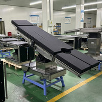 Table d'opération électrique Trendelenburg avec pont rénal en acier inoxydable pour neurochirurgie en bloc opératoire ISO