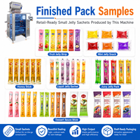 Machine d'emballage multi-8 voies pour jus, sirops, glaces, liquides aux fruits, snacks, gelées, petites bandes, sachets et bâtonnets