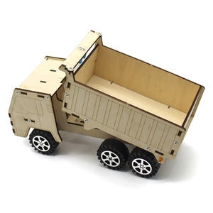 OKYN-G6716 Kit Fai-da-Te Camion Ribaltabile in Legno, Giocattolo Educativo Idraulico Creativo per l'Apprendimento e il Gioco - Product Image 6