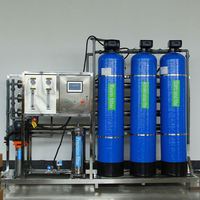 Machine de traitement d'eau potable 2 tonnes/h, équipement de traitement d'eau pure avec prix