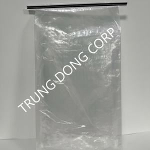 Unprinted BOPP Laminated PP Woven Stock Bags with Easy Open <b>Strip</b> Made in Vietnam <b>Plastic</b> Bags for Warehouse Use - Product Image 1