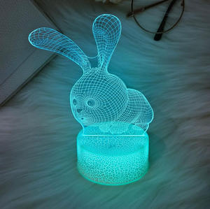 Nieuwe aanwinst: onvervormbare acryl roos, tulp, lelietje-van-dalen licht oplaadbare touch USB bureaulamp decoratieve artikelen - Product Image 5