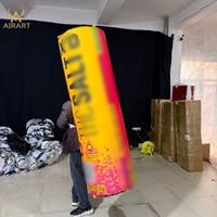 Costume de tube publicitaire gonflable de 1,8 m de haut pour la publicité de magasin de tabac