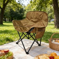Chaise de camping pliable légère et portable avec poche latérale, chaise de randonnée, de pique-nique, de plage, de pêche