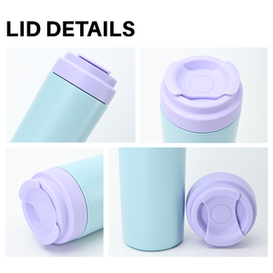 Haers chân không thể thao 8/18 thép không gỉ cách nhiệt đôi tường Cốc cà phê du lịch - Product Image 5