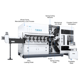 WNJ produttore CNC torsione 7 assi TK-7200 filo meccanico diametro 9-20mm automatico Versatile molla avvolgitrice macchina - Product Image 4