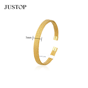 <b>Bangles</b> OEM/OEM custom waterproof stainless steel Gold plating Fashion Jewelry hypoallergenic supplies designer <b>bangles</b> <b>bracelet</b> - Product Image 5