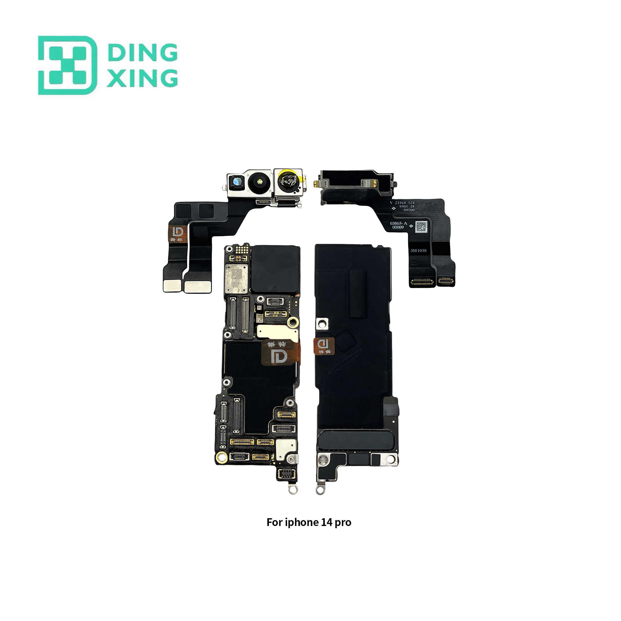 Original 128GB iPhone 14 Pro Max Mainboard with Face ID - Unlocked